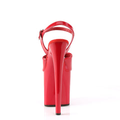 8 Inch Heel NAUGHTY-809 Red Pat