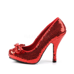 FUNTASMA OZ-06 Red Sequins Pumps