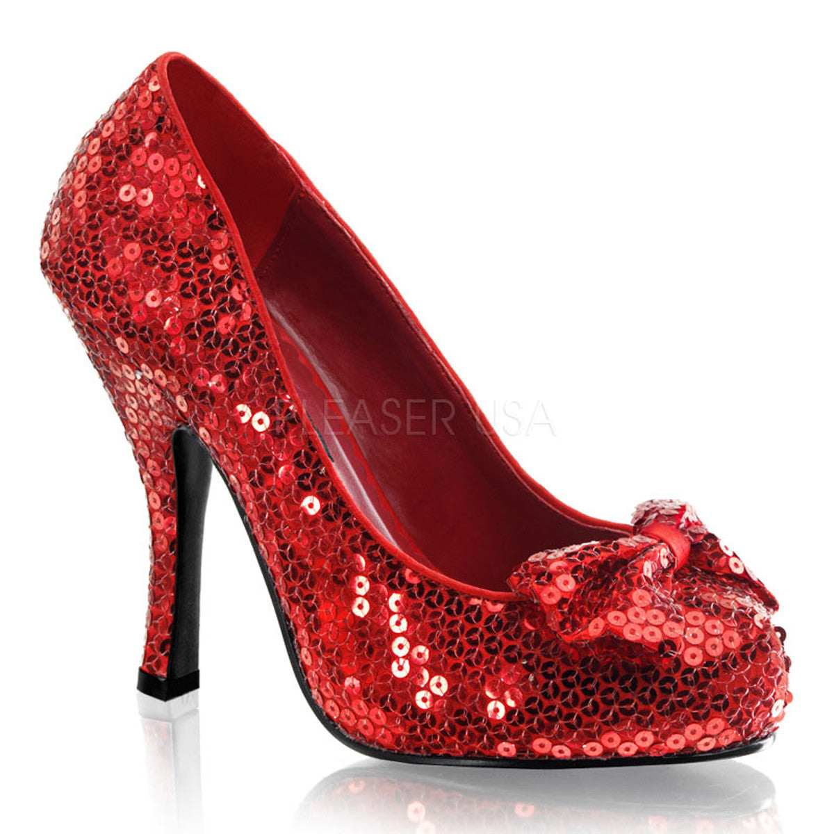 FUNTASMA OZ-06 Red Sequins Pumps - Shoecup.com