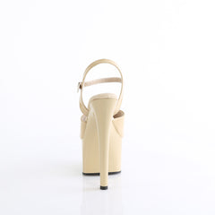 7 Inch Heel PASSION-709 Cream Patent