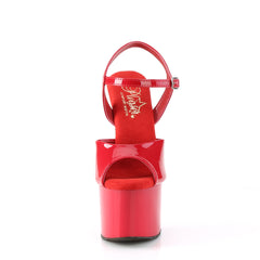 7 Inch Heel PASSION-709 Red Pat