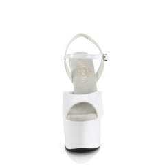 7 Inch Heel PASSION-709 White Pat