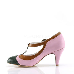 Pin Up Couture PEACH-03 Baby Pink Retro-Inspired Pumps - Shoecup.com - 3