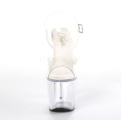 7 Inch Heel RADIANT-708 Clear