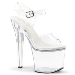 7" Heel RADIANT-708 Clear