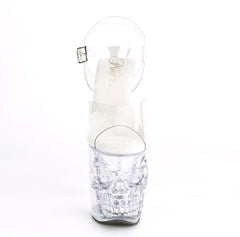 8 Inch Heel RAPTURE-808 Clear