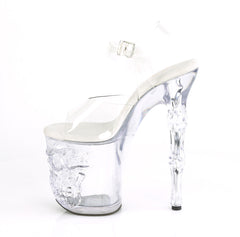 8 Inch Heel RAPTURE-808 Clear