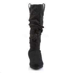 Men's Black Microfiber Renaissance Medieval Pirate Boots