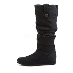 Men's Black Microfiber Renaissance Medieval Pirate Boots