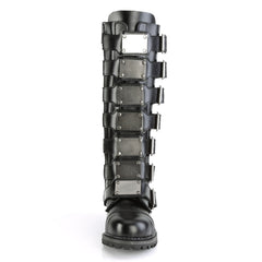 7 Buckles RIOT-21MP Black Leather
