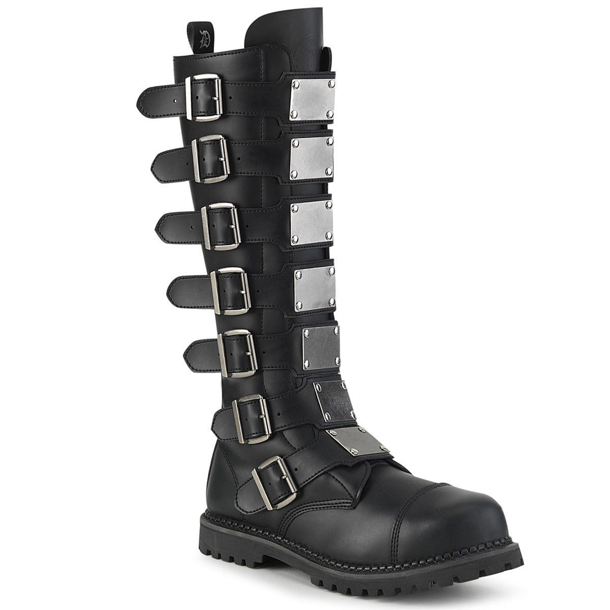 7 Buckles RIOT-21MP Black Pu