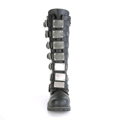 7 Buckles RIOT-21MP Black Pu