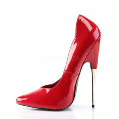 DEVIOUS SCREAM-01 Red Pat Pumps