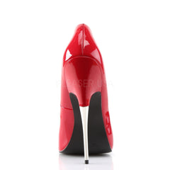 DEVIOUS SCREAM-01 Red Pat Pumps