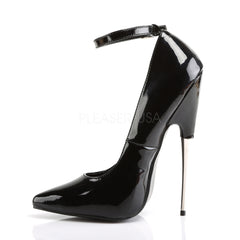 DEVIOUS SCREAM-12 Black Pat Pumps