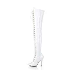 5 Inch Heel SEDUCE-3024 White Pat