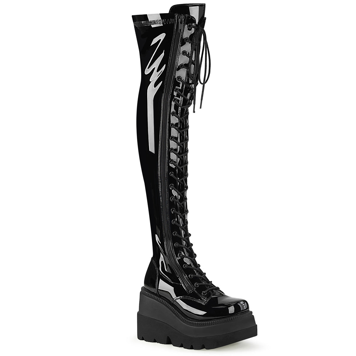 demonia-shaker-374-black-stretchetch-patent