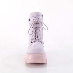 4 Inch Platform SHAKER-52 Lavender Suede