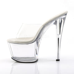 7 Inch Heel SKY-301 Clear