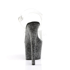 7 Inch Heel SKY-308MG Black Glitter