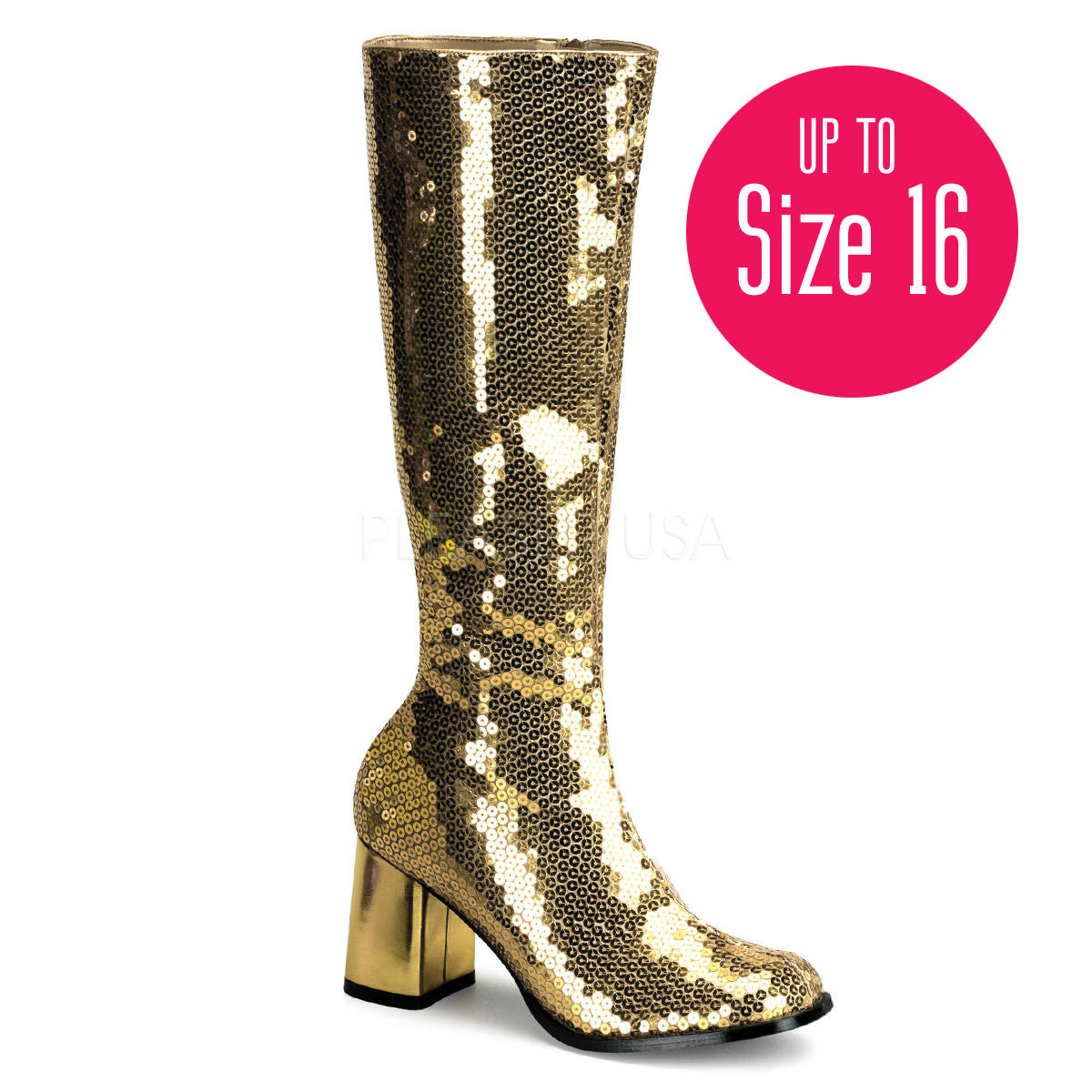 Bordello,Bordello SPECTACUL-300SQ Gold Sequins Bootie - Shoecup.com