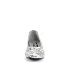 FUNTASMA STAR-16G Silver Glitter Ballet Flat