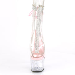 7 Inch Heel STARDUST-1018C-2RS Clear-Baby Pink Insole