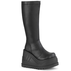 demonia-stomp-200-black-stretchetch-vegan-leather
