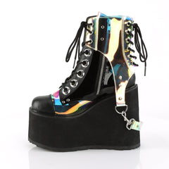 5 Inch Platform SWING-115 Black Pu