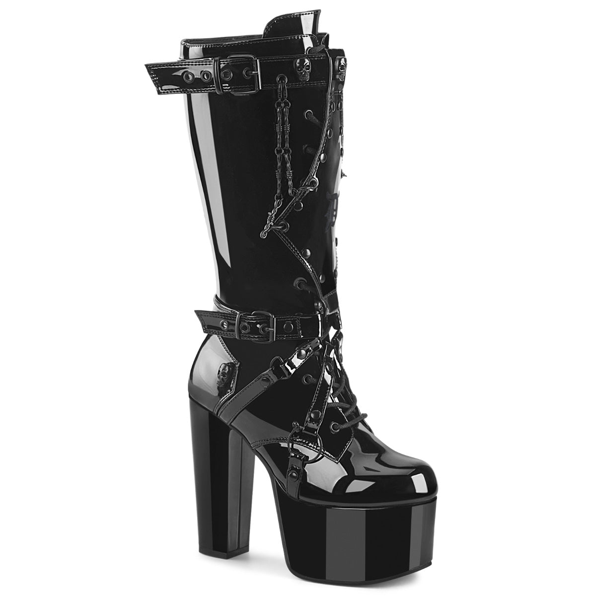 demonia-torment-218-black-patent