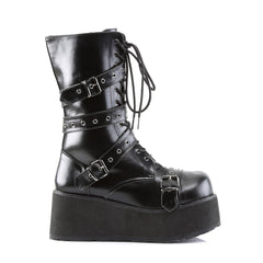 DEMONIA TRASHVILLE-205 Men's Black Pu Vegan Boots - Shoecup.com - 3