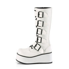 3 Inch Platform TRASHVILLE-518 White