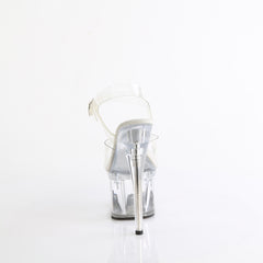 7 Inch Heel TREASURE-708EST Clear