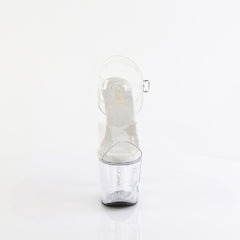 7 Inch Heel UNICORN-708TGRS Clear