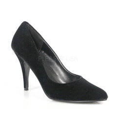 Pleaser VANITY-420 Black Velvet Classic Pumps - Shoecup.com
