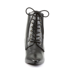 FUNTASMA VICTORIAN-35 Black Pu Ankle Boots