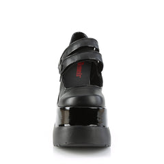 5 Inch Wedge Platform VOID-37 Black Pu