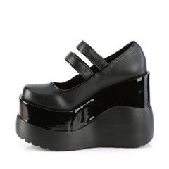 5 Inch Wedge Platform VOID-37 Black Pu