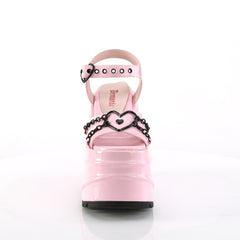 6 Inch Wedge Platform WAVE-09 Baby Pink