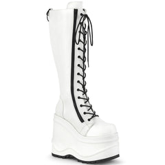 demonia-wave-200-white-vegan-leather