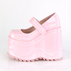 6 Inch Wedge Platform WAVE-32 Baby Pink