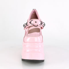 6 Inch Wedge Platform WAVE-48 Baby Pink Holo
