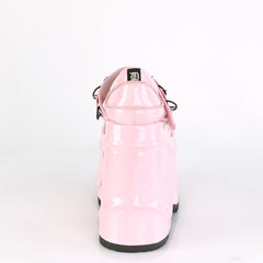 6 Inch Wedge Platform WAVE-48 Baby Pink Holo