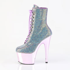 7 Inch Heel ADORE-1020CHRS Lavender Rhinestone
