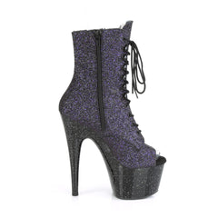 7 Inch Heel ADORE-1021MBG Purple Glitter
