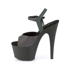 7 Inch Heel ADORE-709REFL Green Multi Reflective