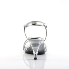 3 Inch Heel BELLE-316 Silver Metallic