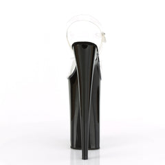10 Inch Heel BEYOND-008 Clear Black
