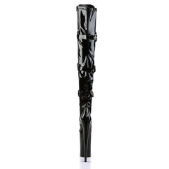 10 Inch Heel BEYOND-3028 Black Stretch Patent