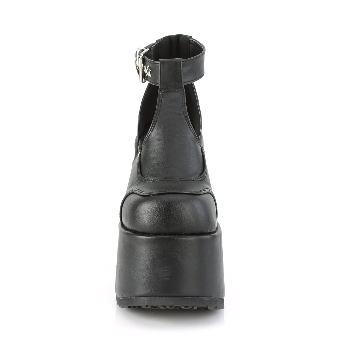 5 Inch Heel CAMEL-103 Black Pu